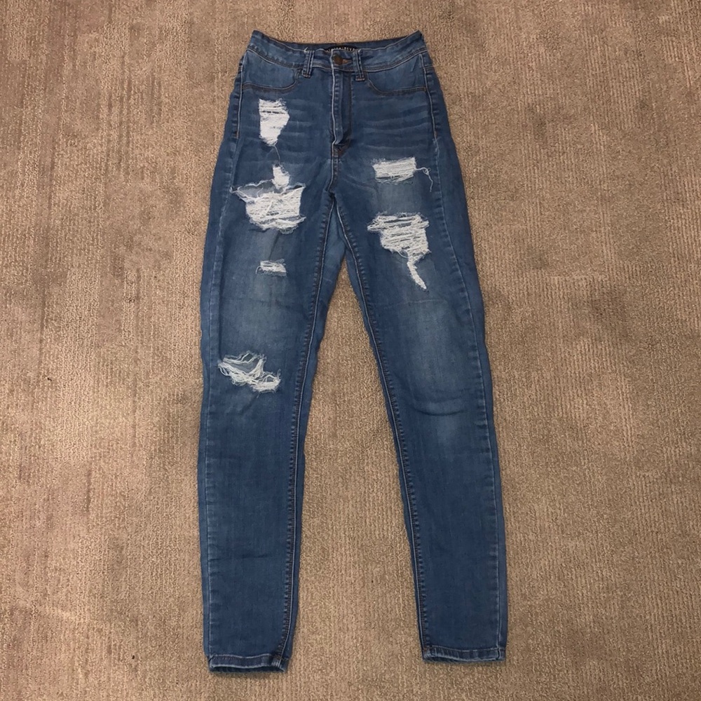 Fashion Nova High-Waisted Super Stretchy Jeans